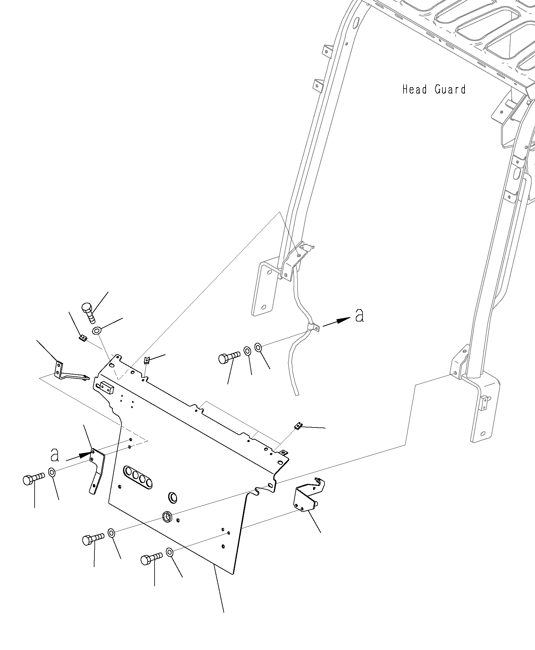 DASHBOARD 3EC-50-61611 KOMATSU
