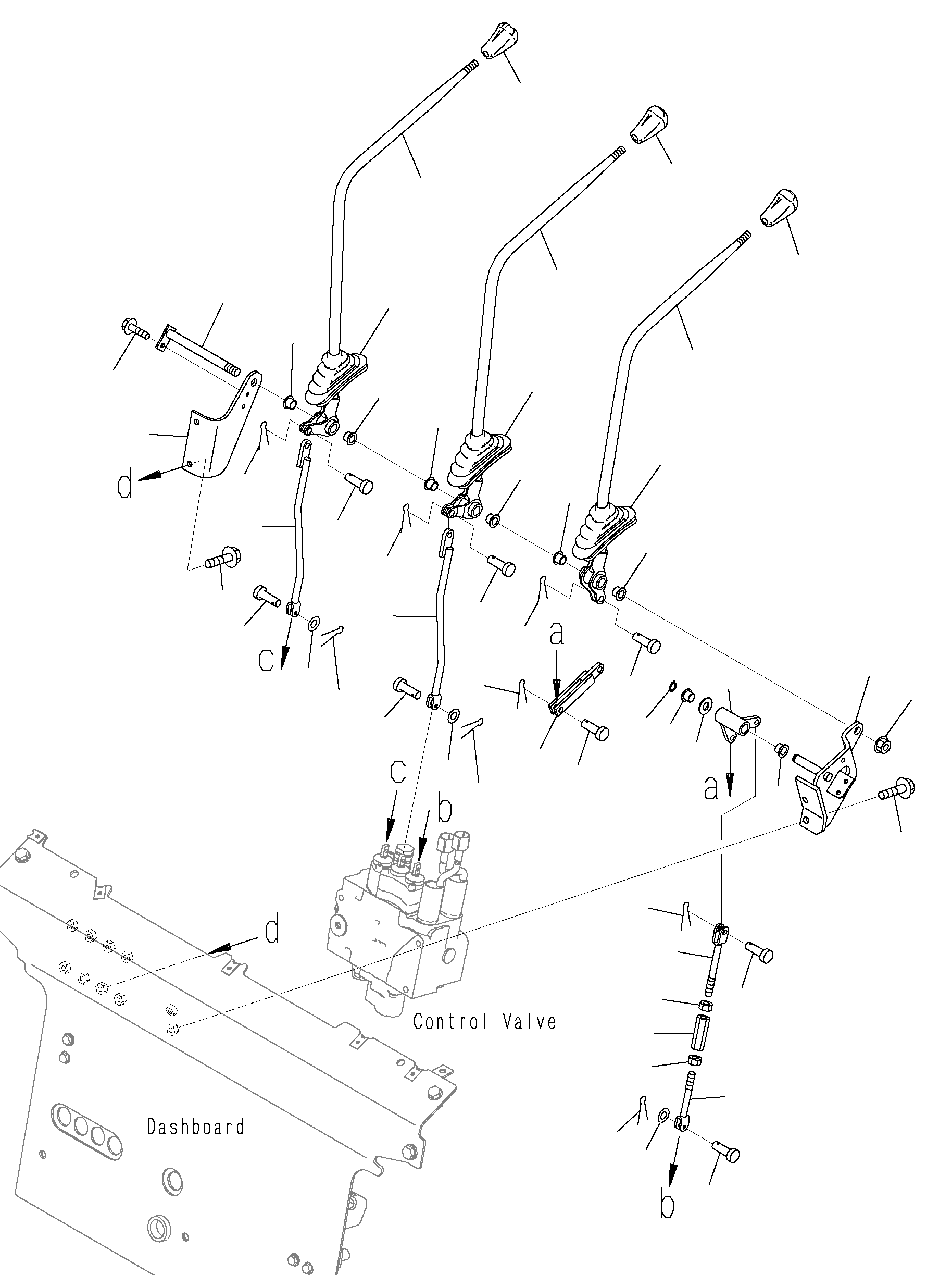 LEVER, LIFT 3EC-61-68210 KOMATSU