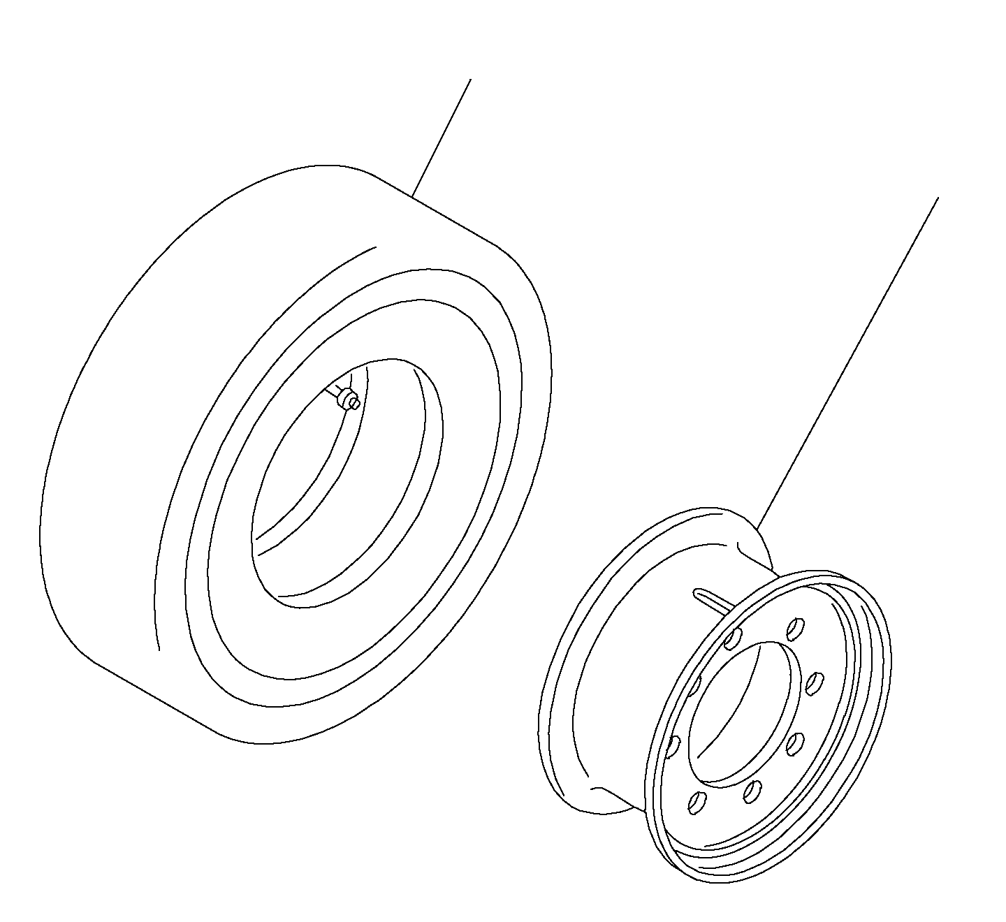 TIRE ASSY 37C-1GF-3080 KOMATSU