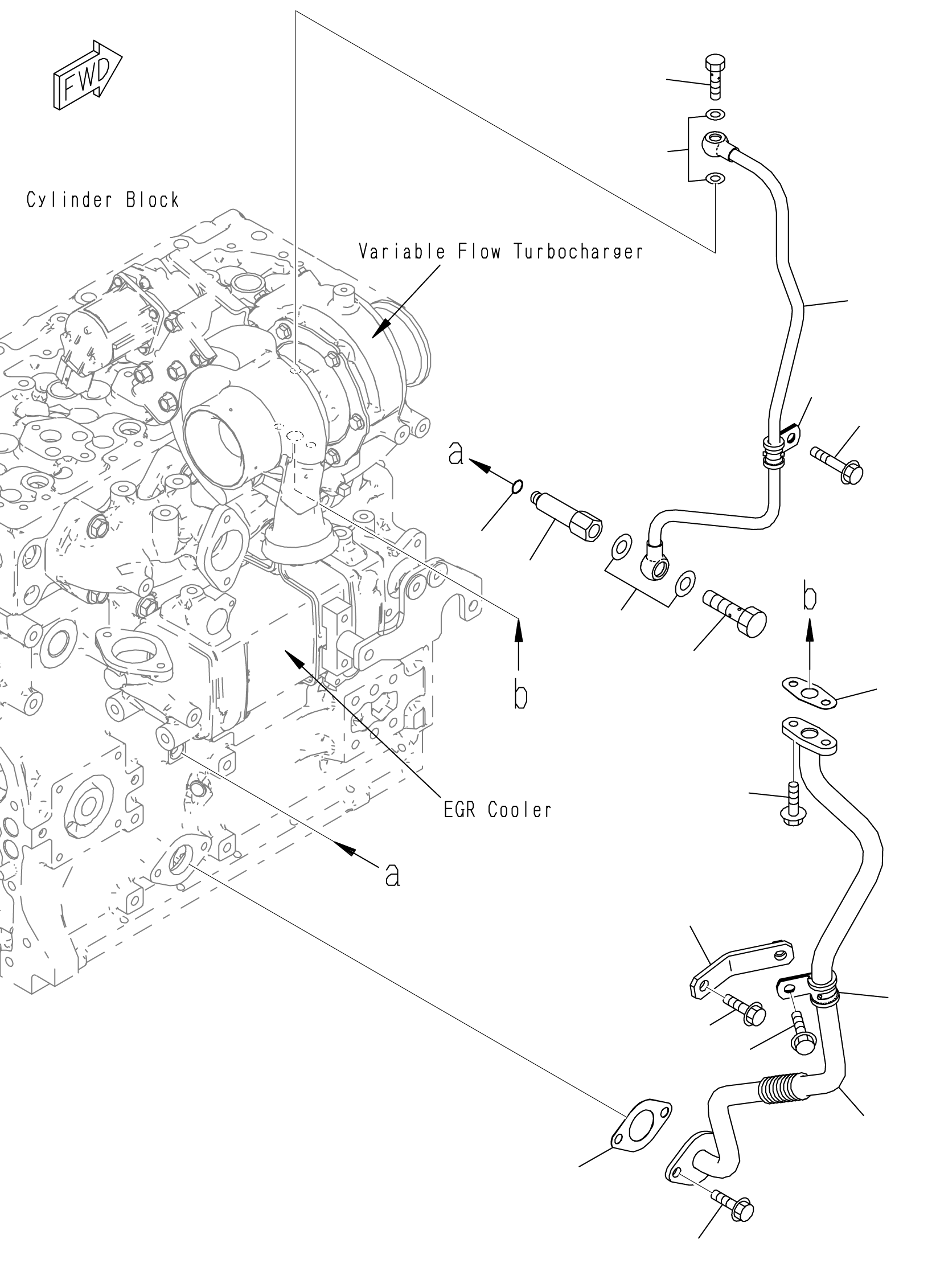TUBE, RETURN 6275-51-8230 KOMATSU