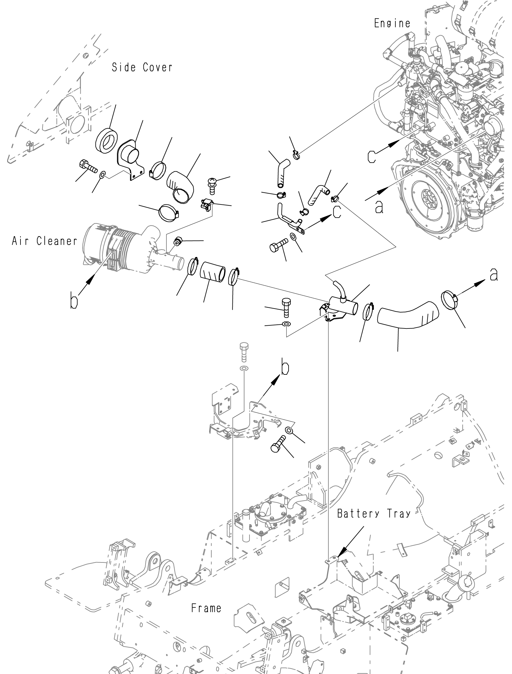 Шланг 3EC-02-71160 KOMATSU