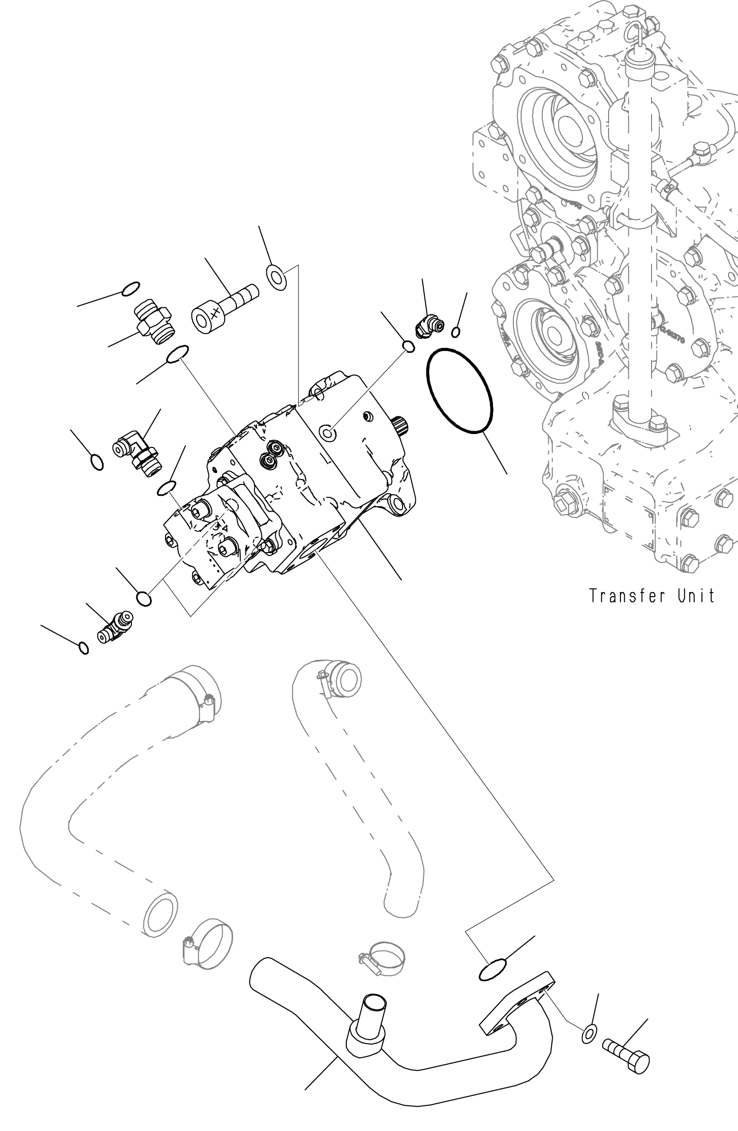 Трубка 3EC-66-71260 KOMATSU