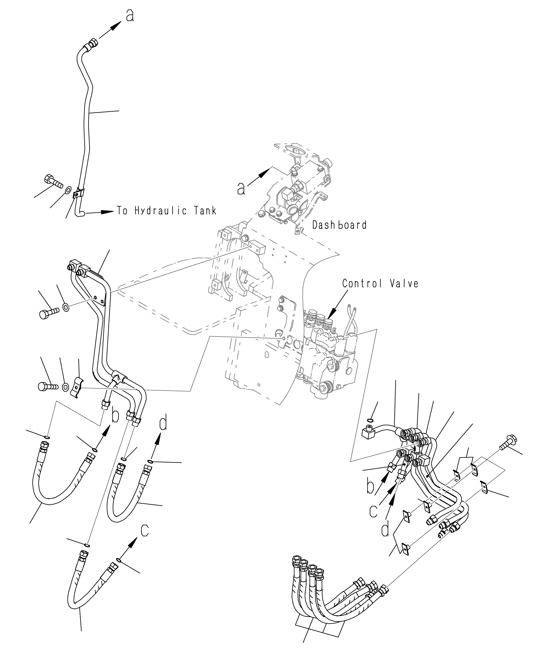 TUBE (FOR FRONT WINDOW) 3EC-68-79640 KOMATSU