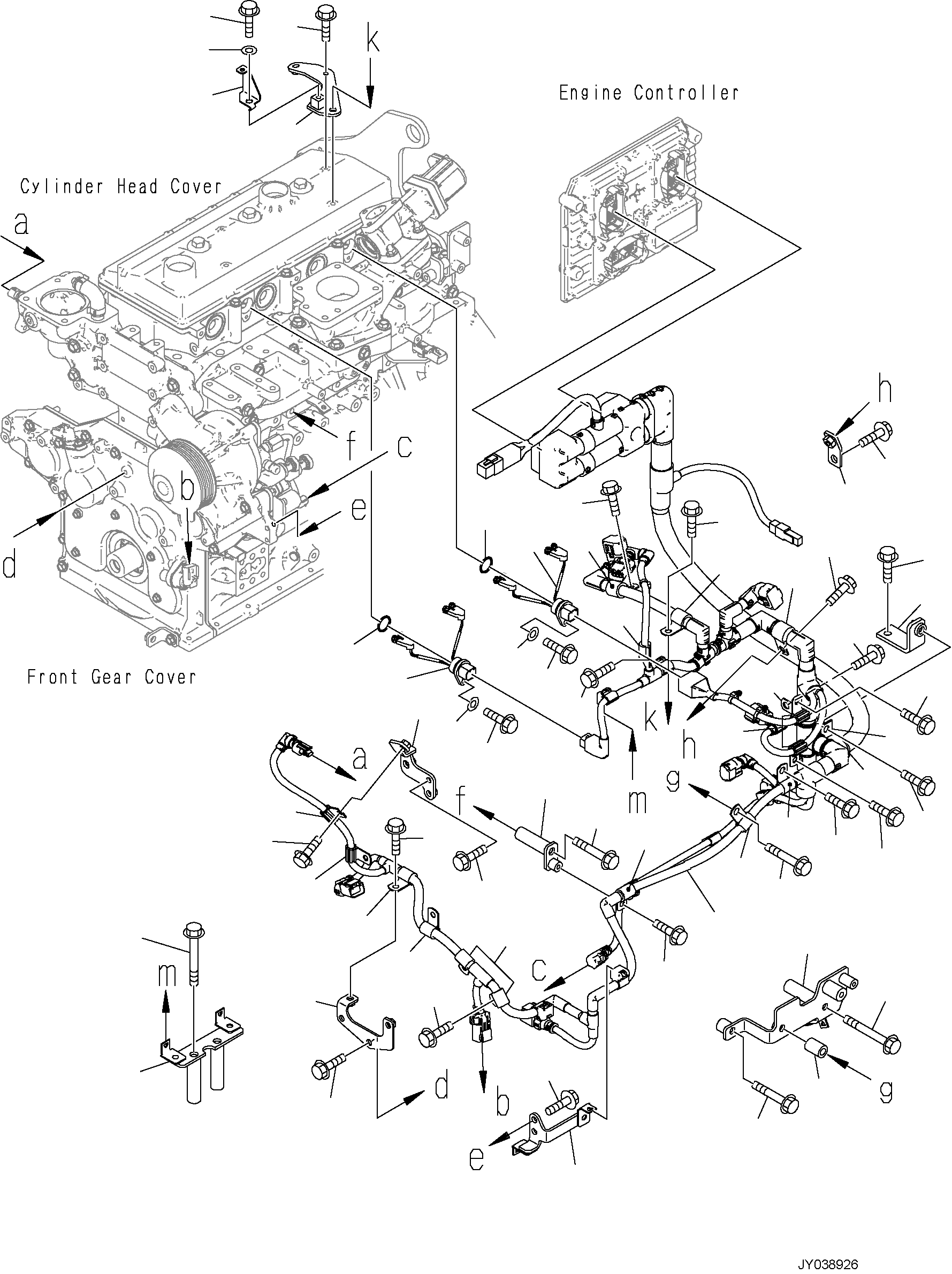 Жгут проводов 6275-81-9340 KOMATSU