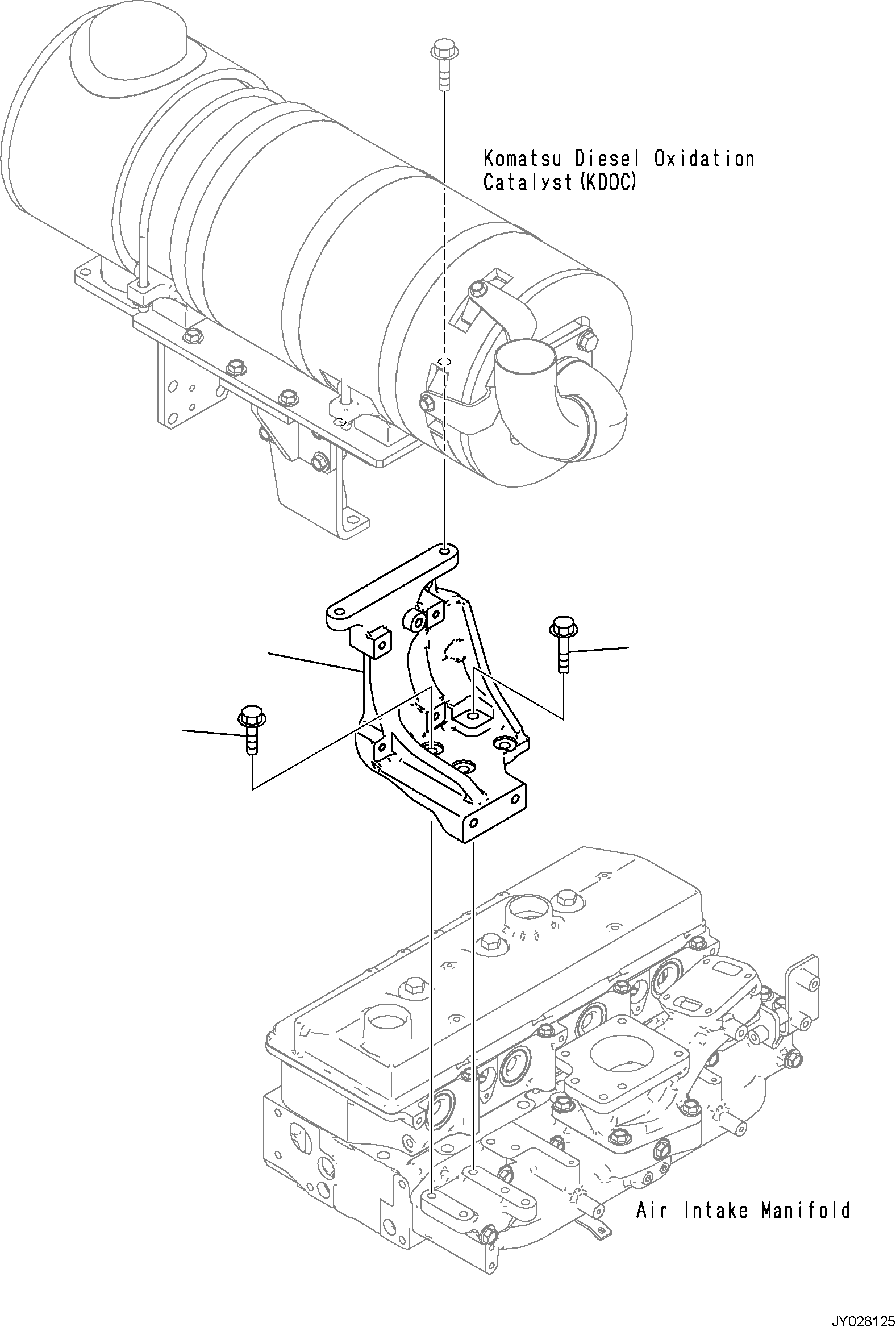 Кронштейн 416-S62-5810 KOMATSU
