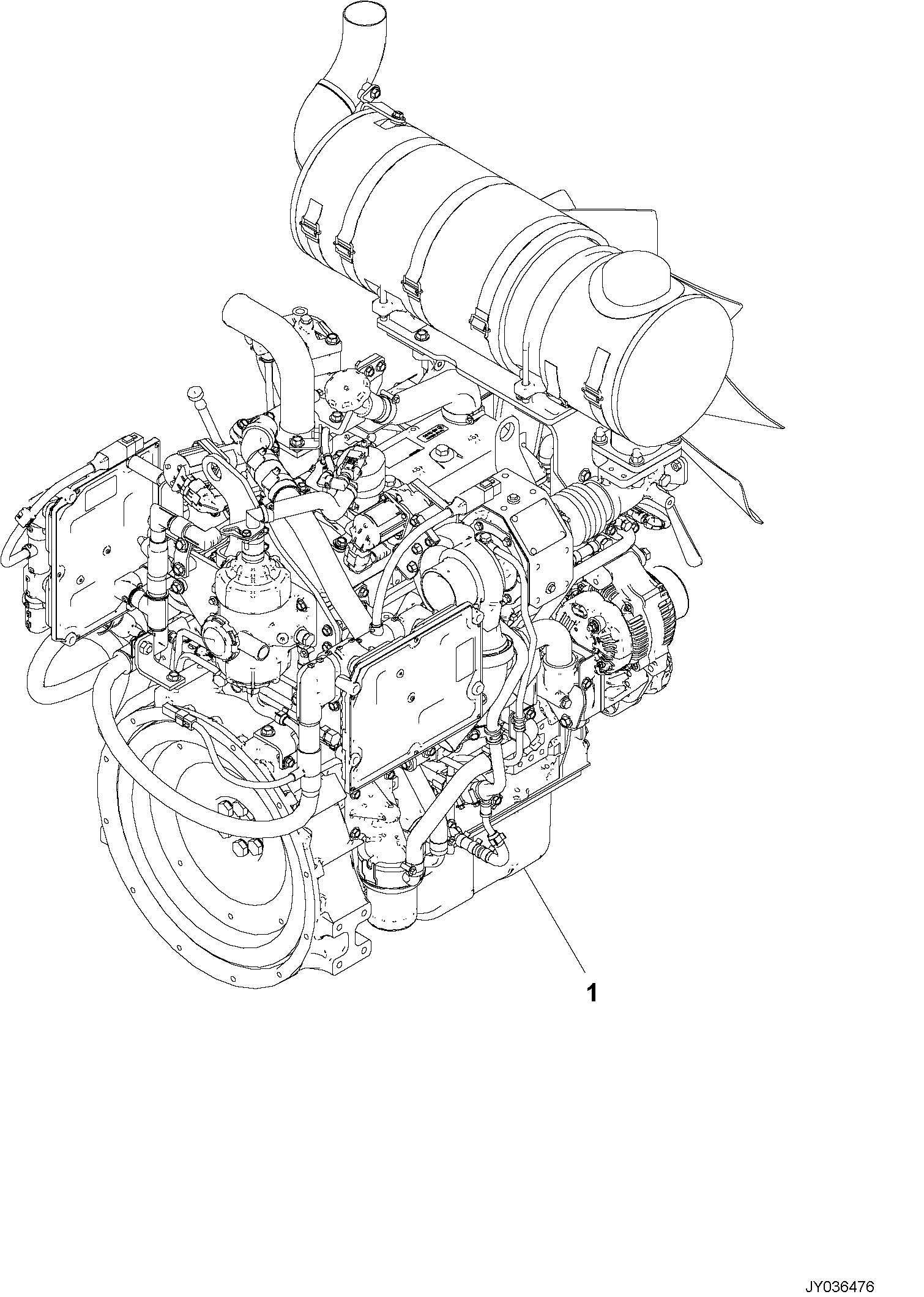 ENGINE ASSY (UL SPEC.) 6275-K0-0050 KOMATSU