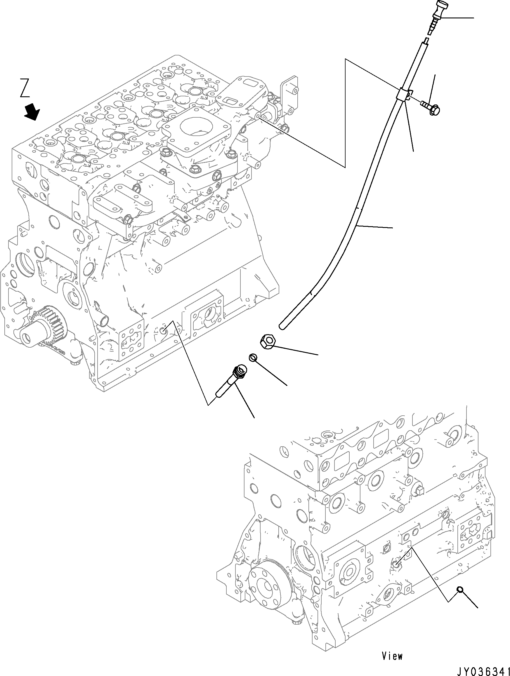 GAUGE, OIL 6275-21-5380 KOMATSU