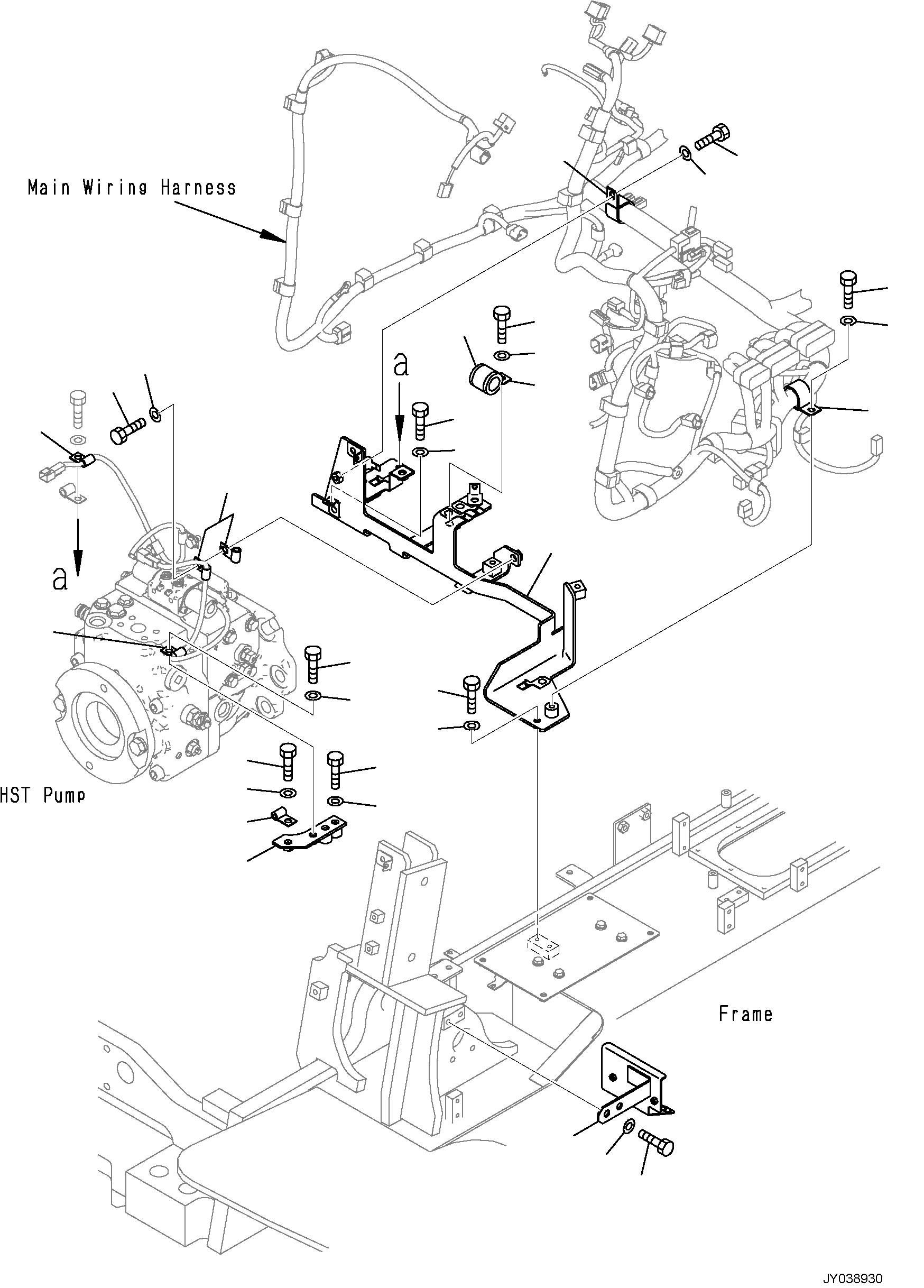 Кронштейн 3FD-66-48530 KOMATSU