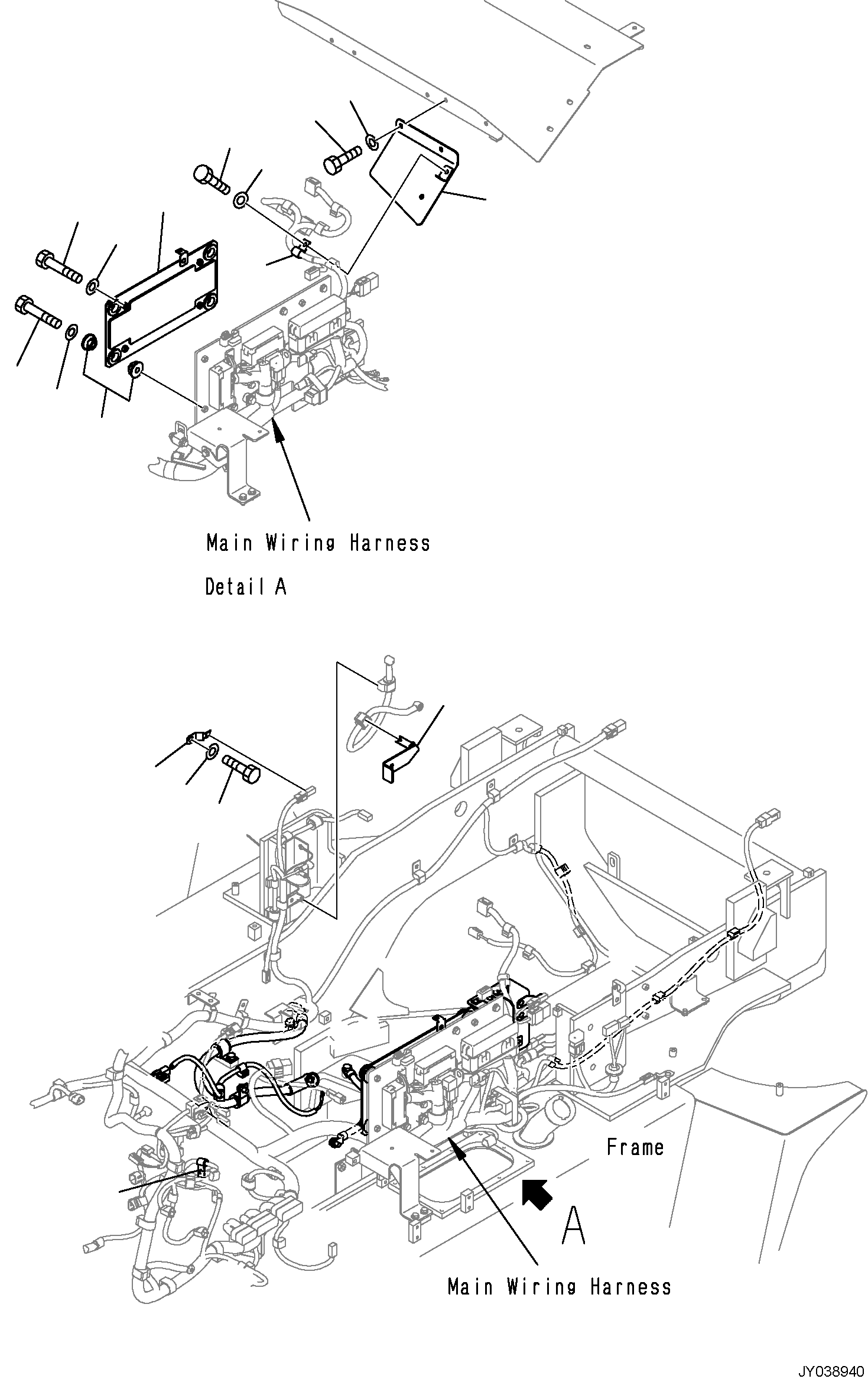 Кронштейн 3FD-55-51740 KOMATSU