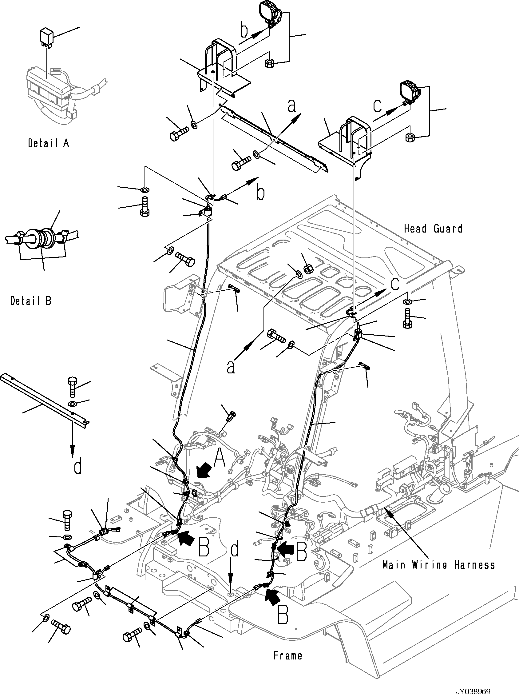 Жгут проводов 3FD-55-46620 KOMATSU