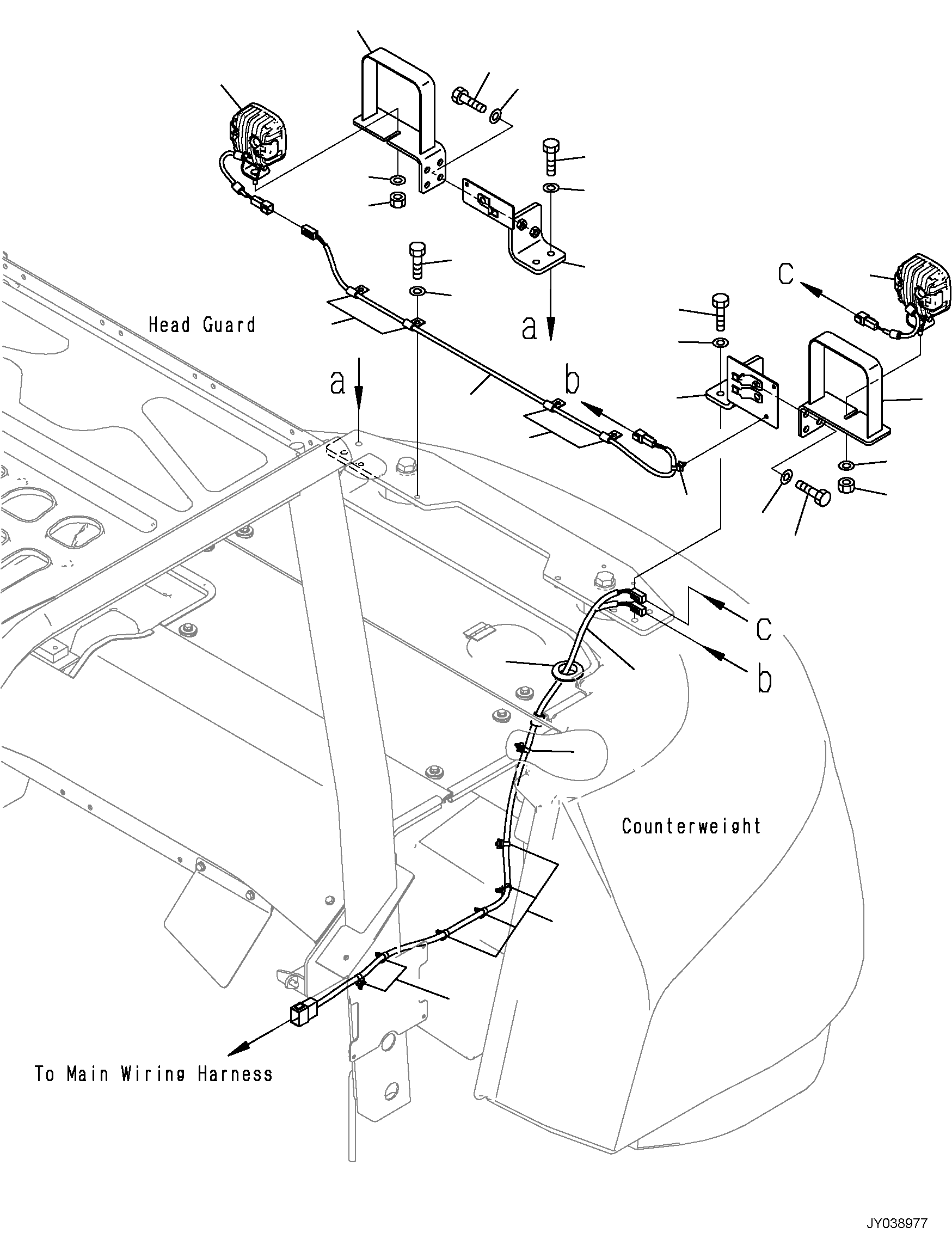 Жгут проводов 3FD-55-48220 KOMATSU
