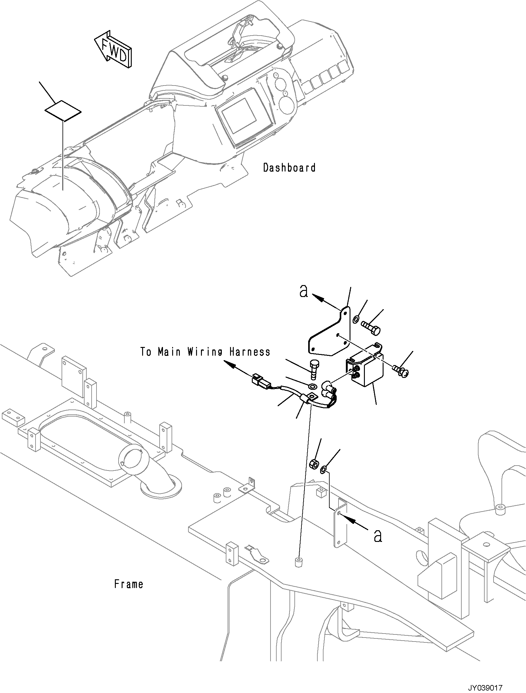 Кабель 3FD-55-52190 KOMATSU
