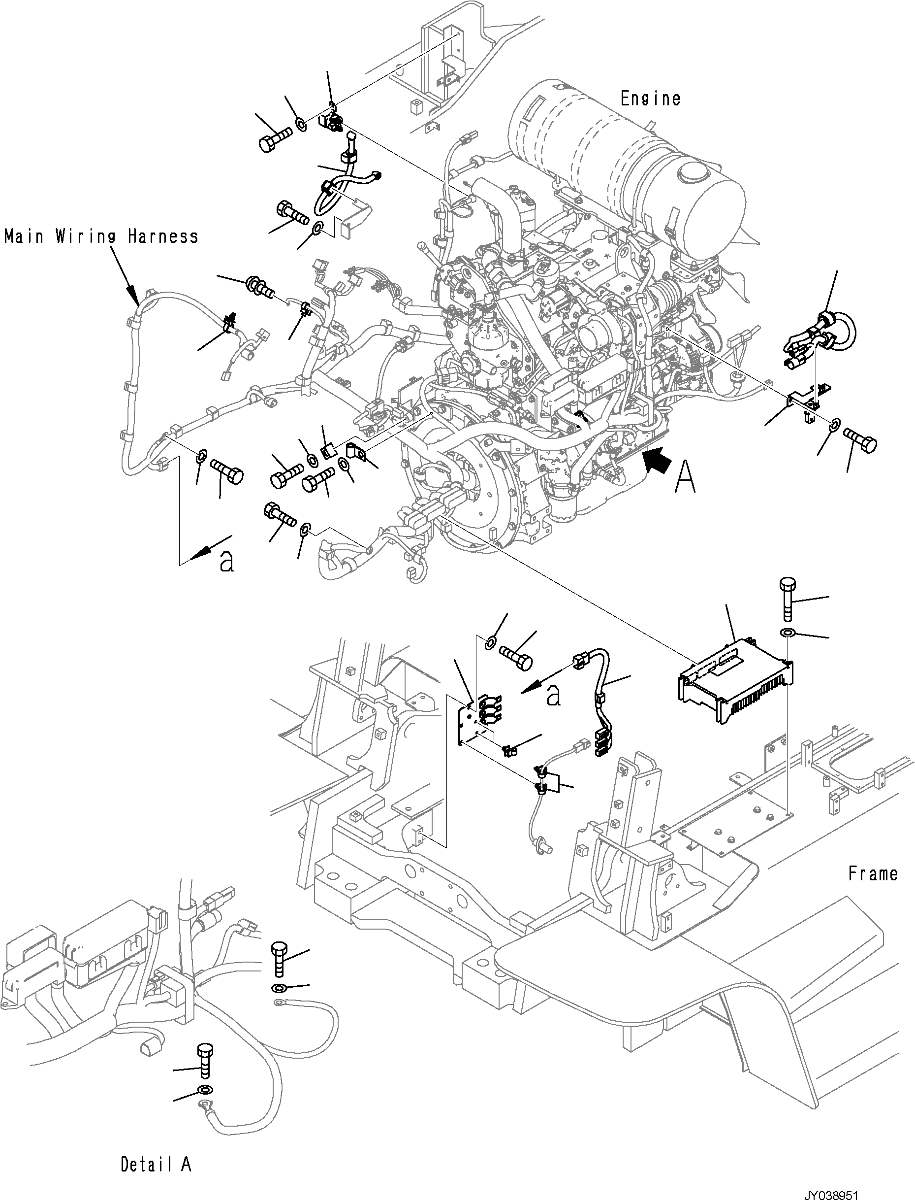 Кронштейн 3FD-02-51120 KOMATSU
