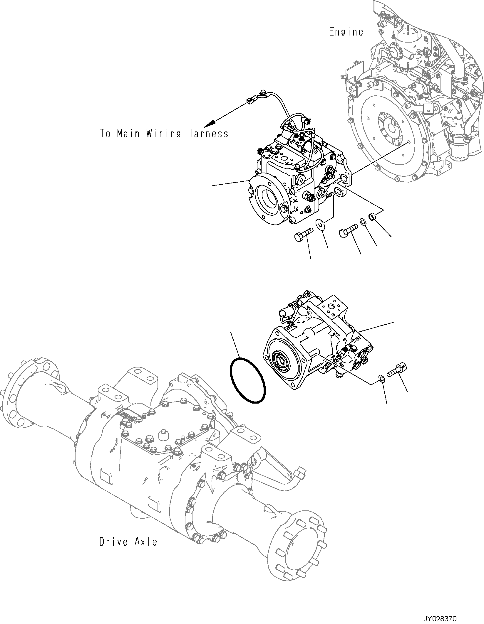 MOTOR ASSY 706-8H-01151 KOMATSU