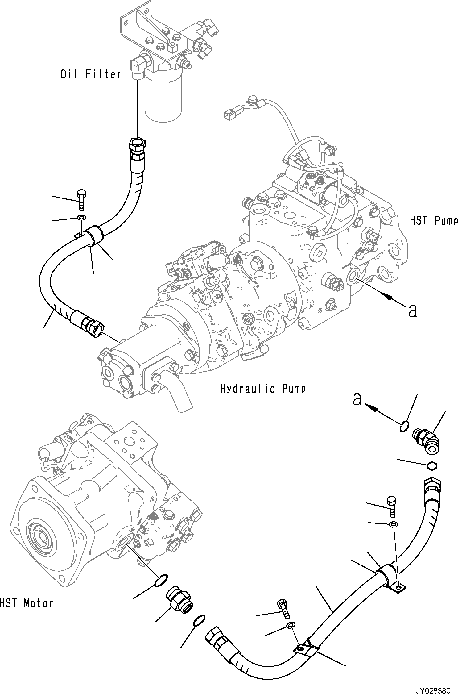 Шланг 3FD-66-48440 KOMATSU