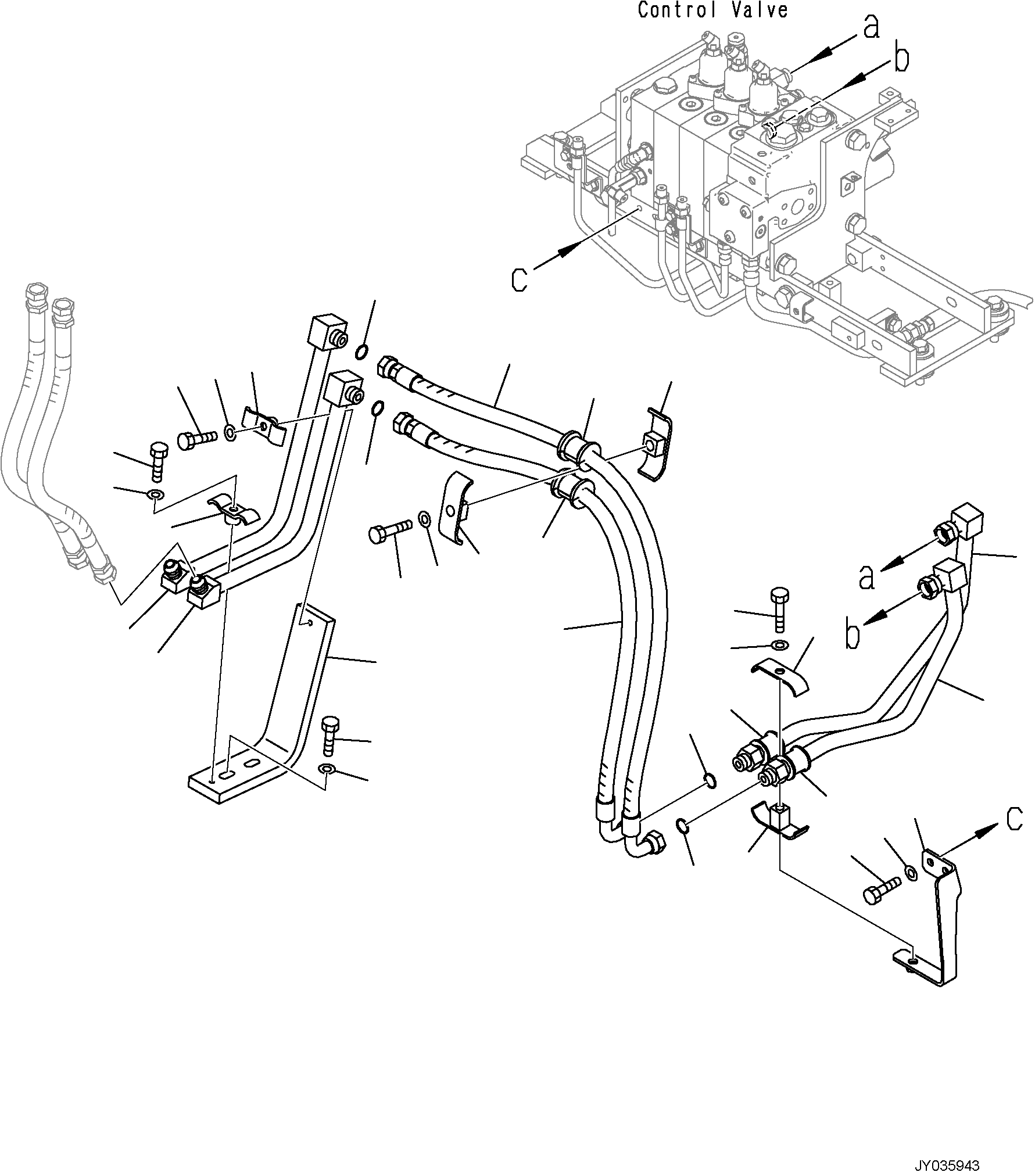 Шланг 02754-004A8 KOMATSU