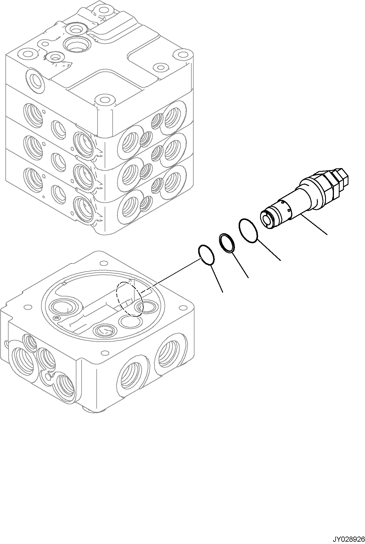 Предохранительный клапан 723-30-91700 KOMATSU