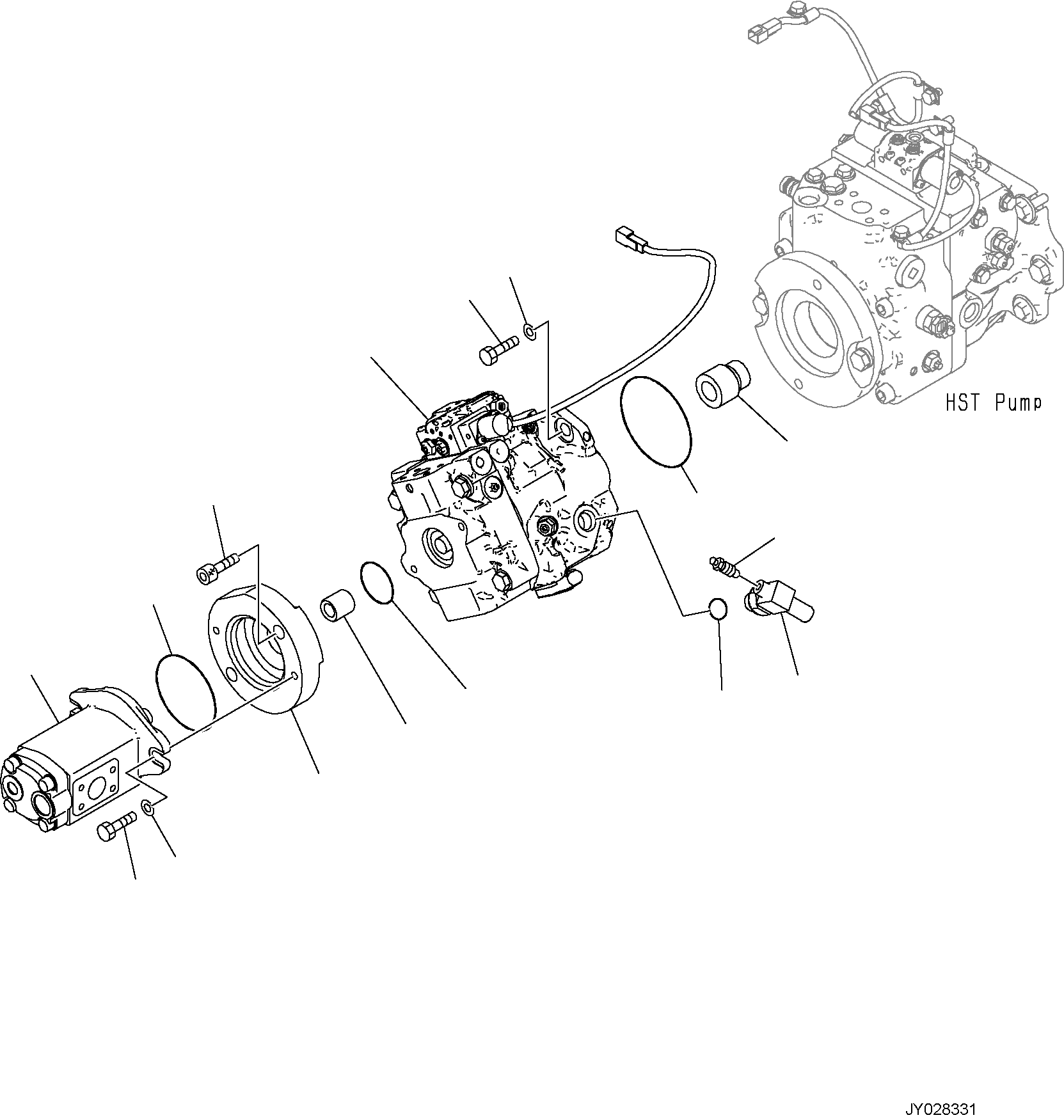 PUMP ASSY, GEAR 3FD-60-41210 KOMATSU
