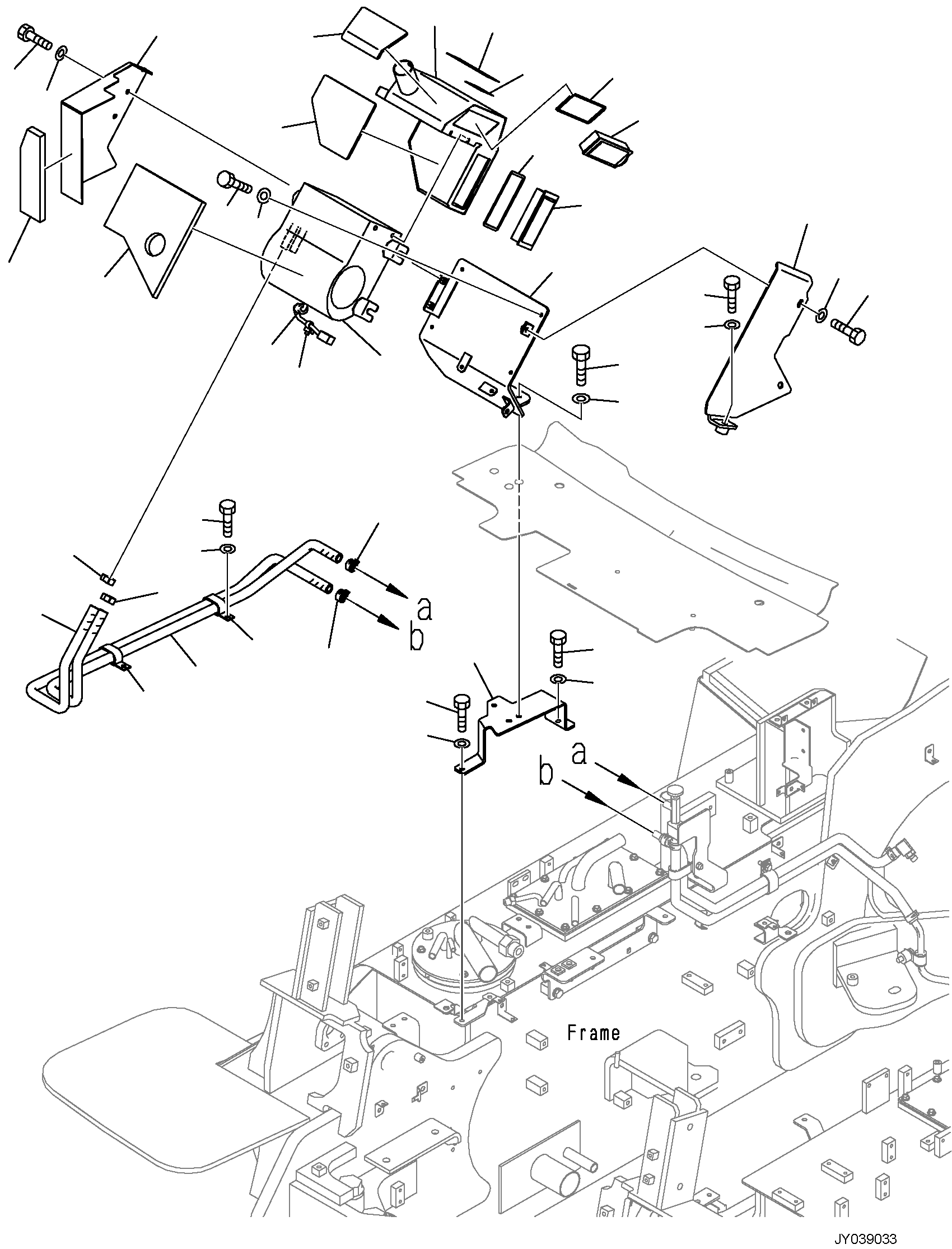 Шланг 3FD-94-55360 KOMATSU