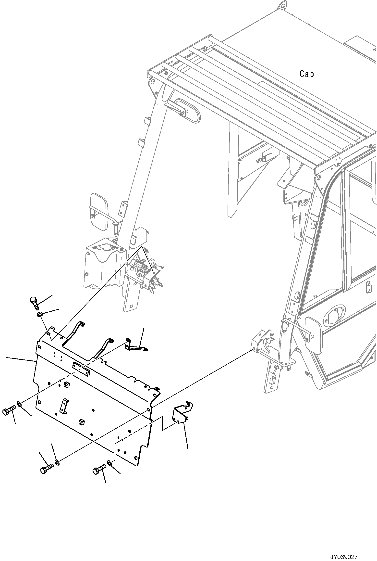 DASHBOARD 3FD-50-55410 KOMATSU