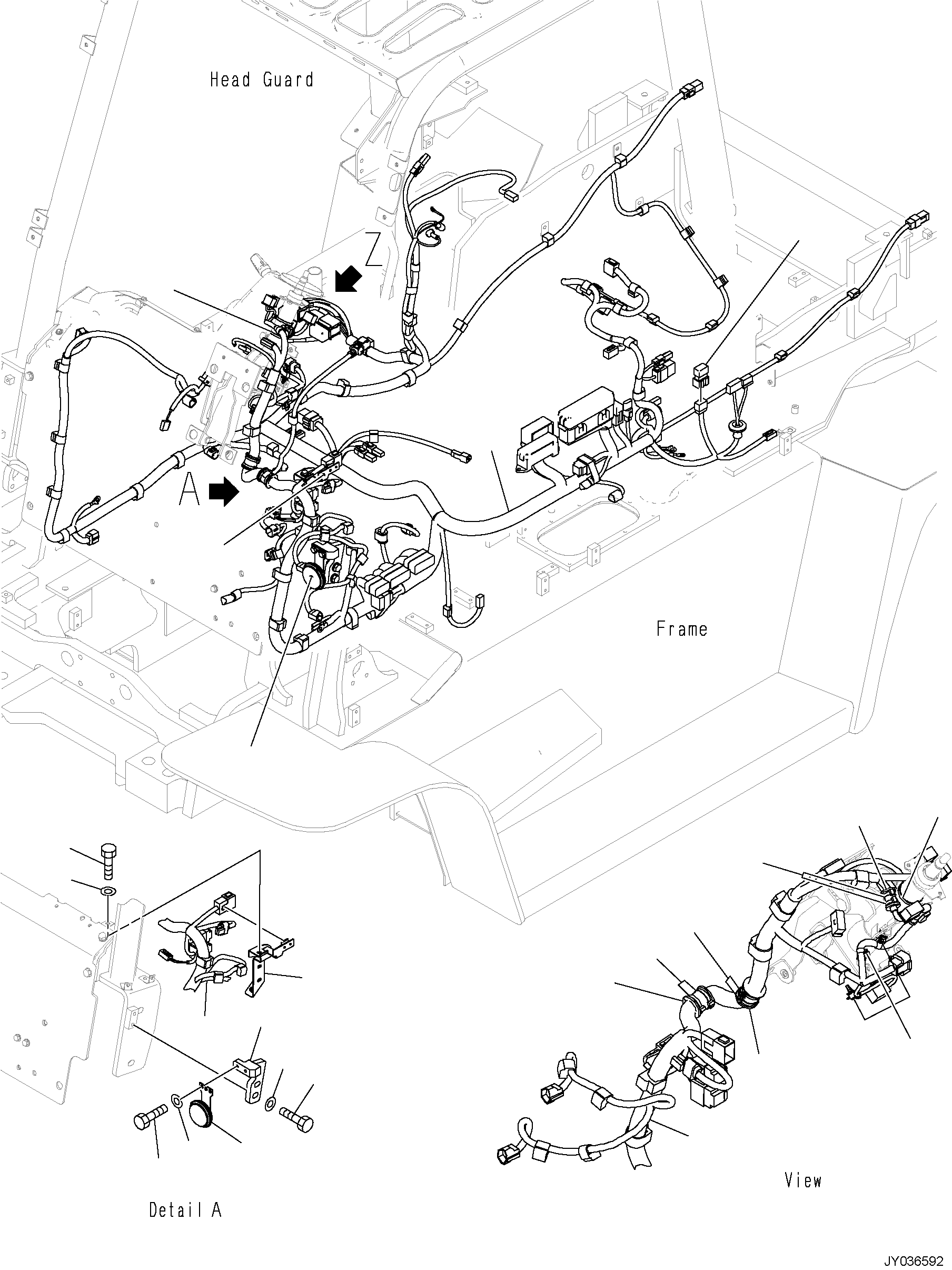Жгут проводов 3FD-55-55110 KOMATSU