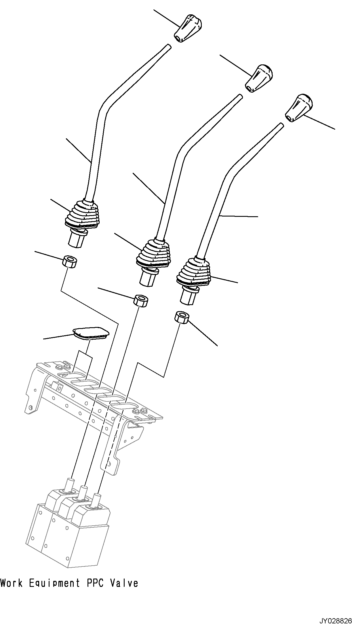 LEVER, LIFT 3FD-61-45110 KOMATSU
