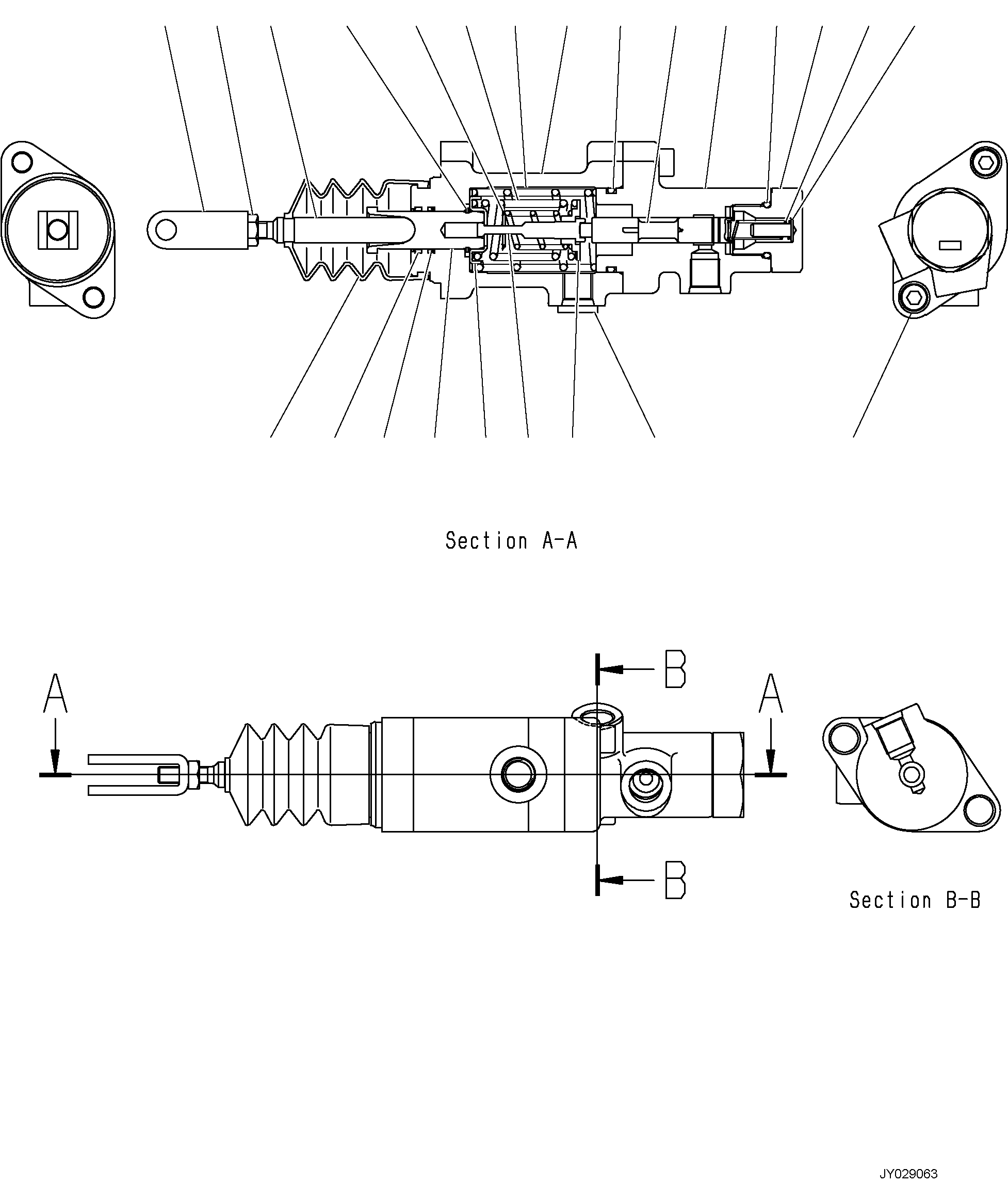 Уплотнительное кольцо круглого сечения MY591-3435-30 KOMATSU