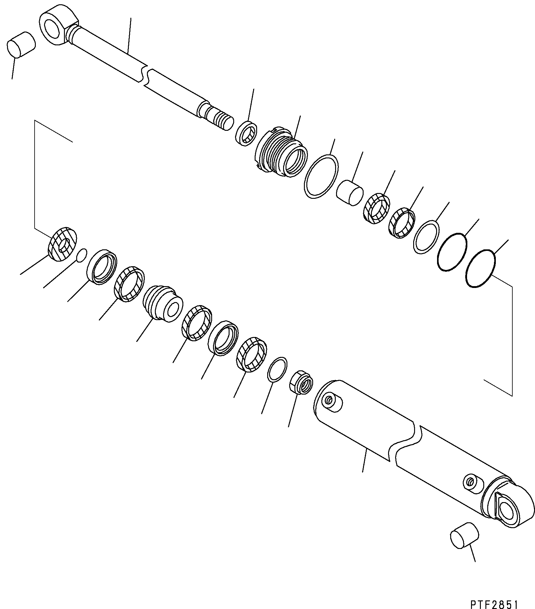 ROD, PISTON <S> 37D-ZCH-1010 KOMATSU