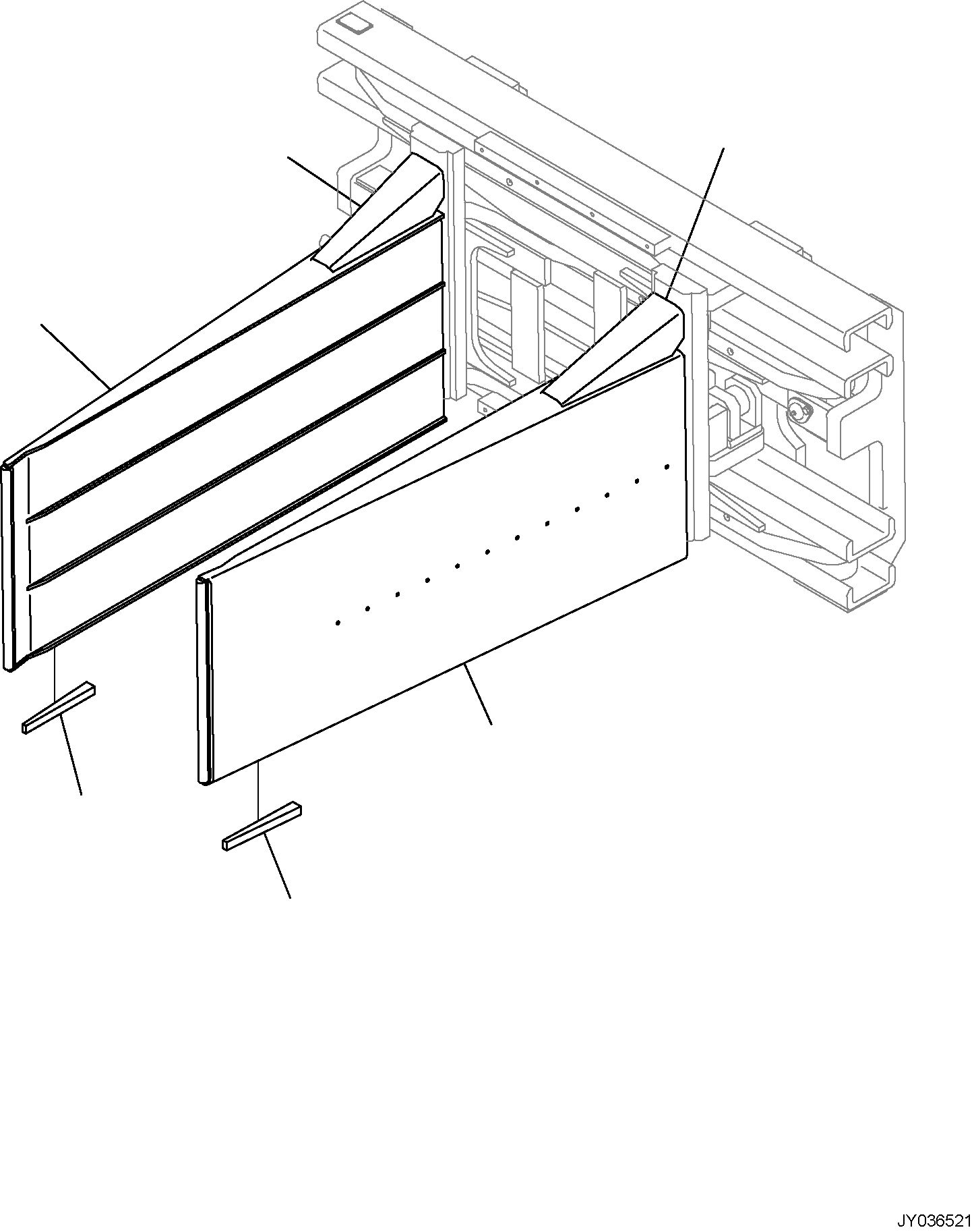 BRACKET WELDMENT (FH60) 45D-1CB-1520 KOMATSU