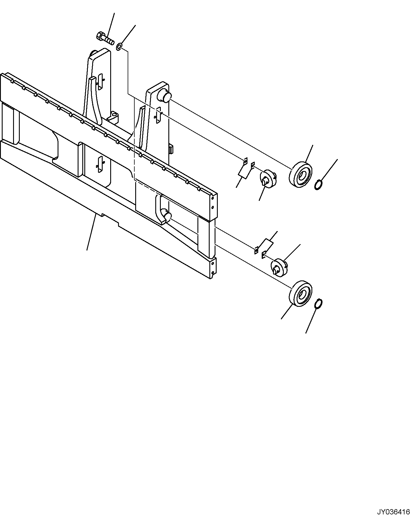 BOARD (FH60) 37D-7A5-7010 KOMATSU