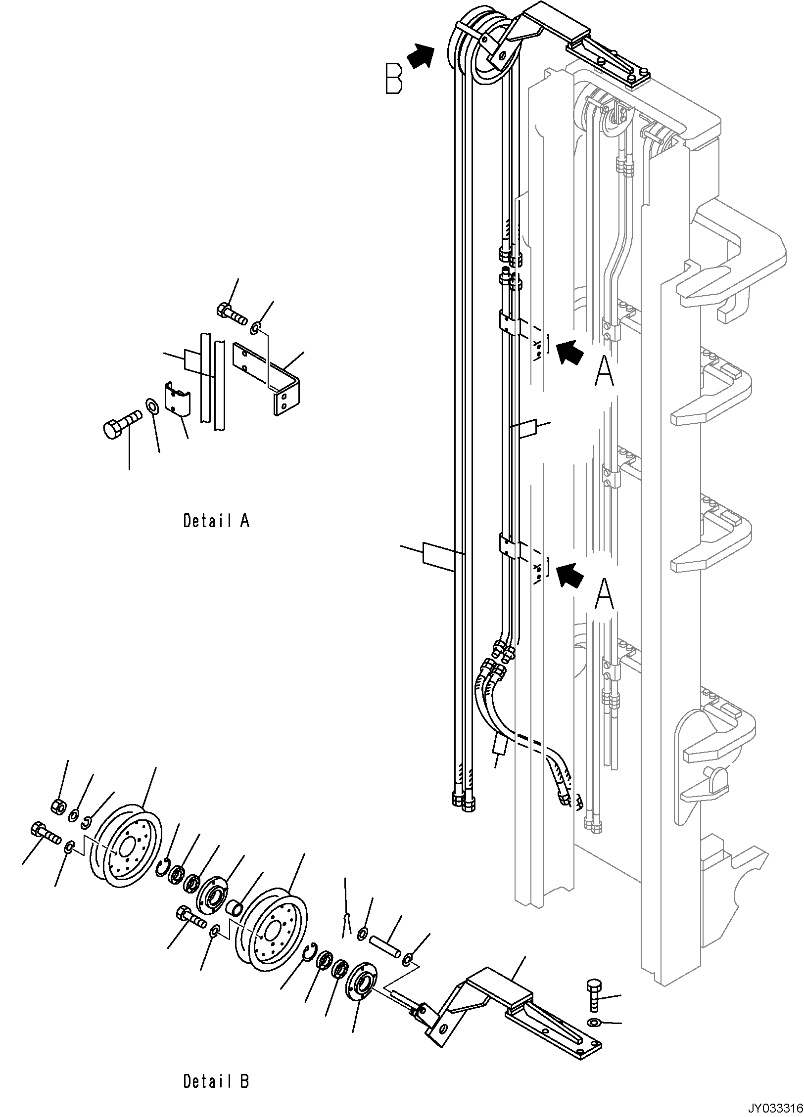 PIPE (5.0M) 37D-ZF1-2050 KOMATSU