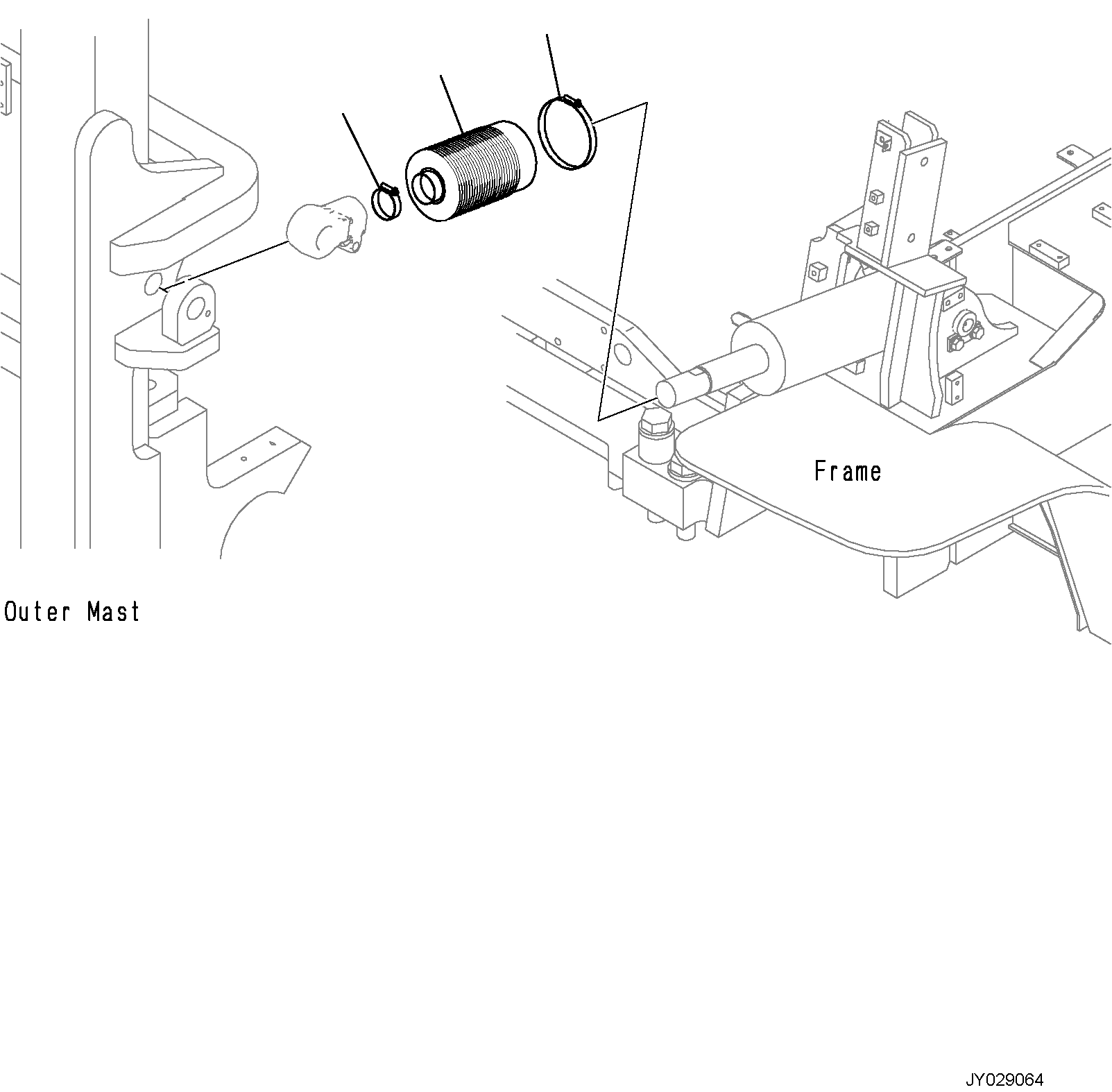 BOOT (FH80) 3FD-64-23210 KOMATSU