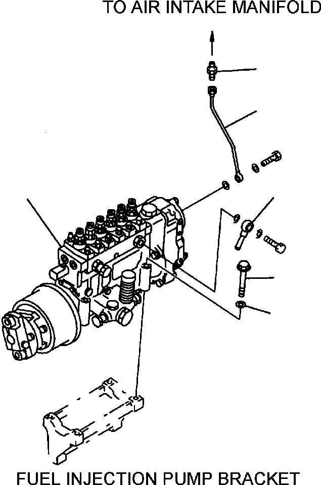 Топливный насос высокого давления в сборе 6152-72-1280 KOMATSU