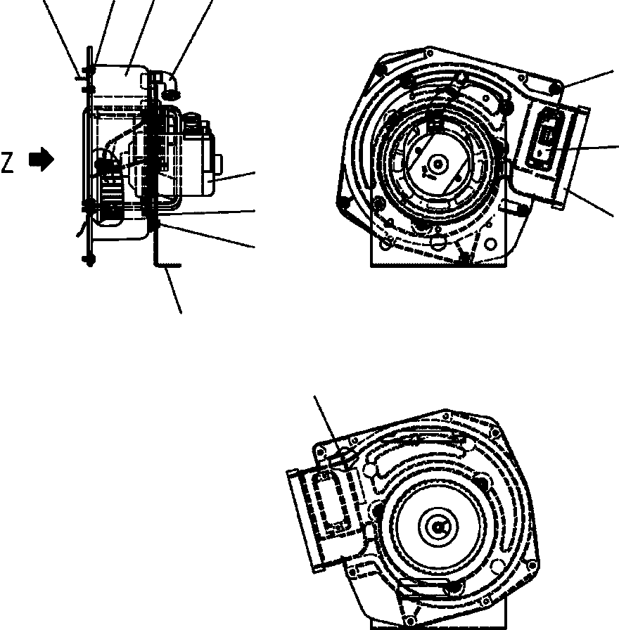 FLANGE SUB ASS'Y ND116290-0840 KOMATSU