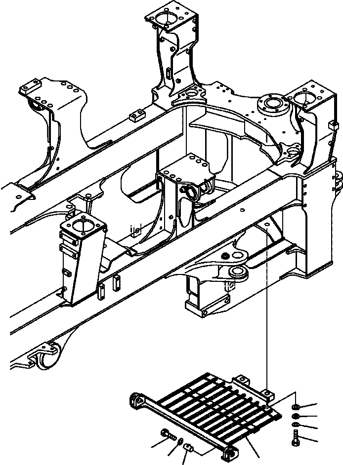 Ограждение 56B-54-18212 KOMATSU