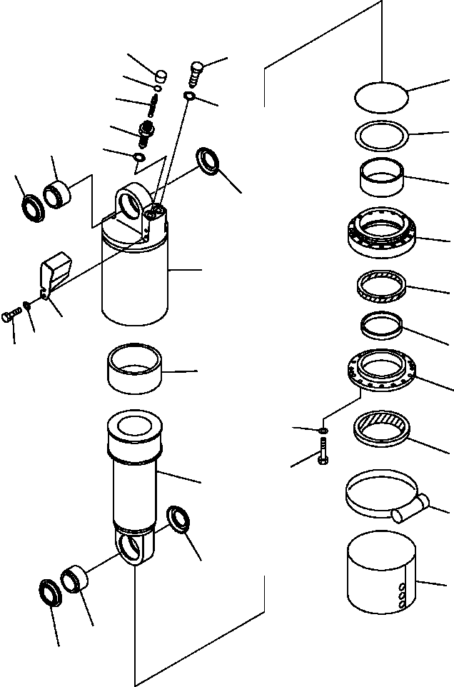 CYLINDER ASS'Y,SUSPENSION 56C-50-13000 KOMATSU