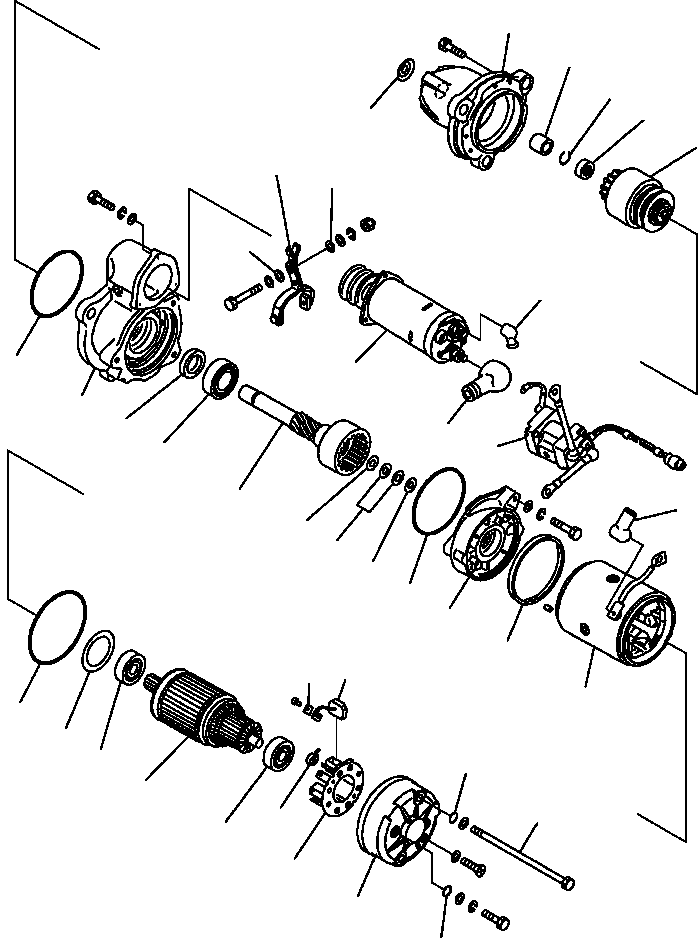 STARTING MOTOR ASS'Y,(11KW) 600-813-9321 KOMATSU