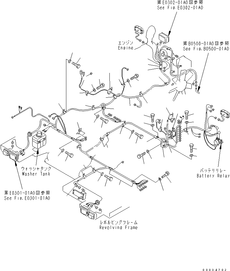 Жгут проводов 20E-06-21111 KOMATSU
