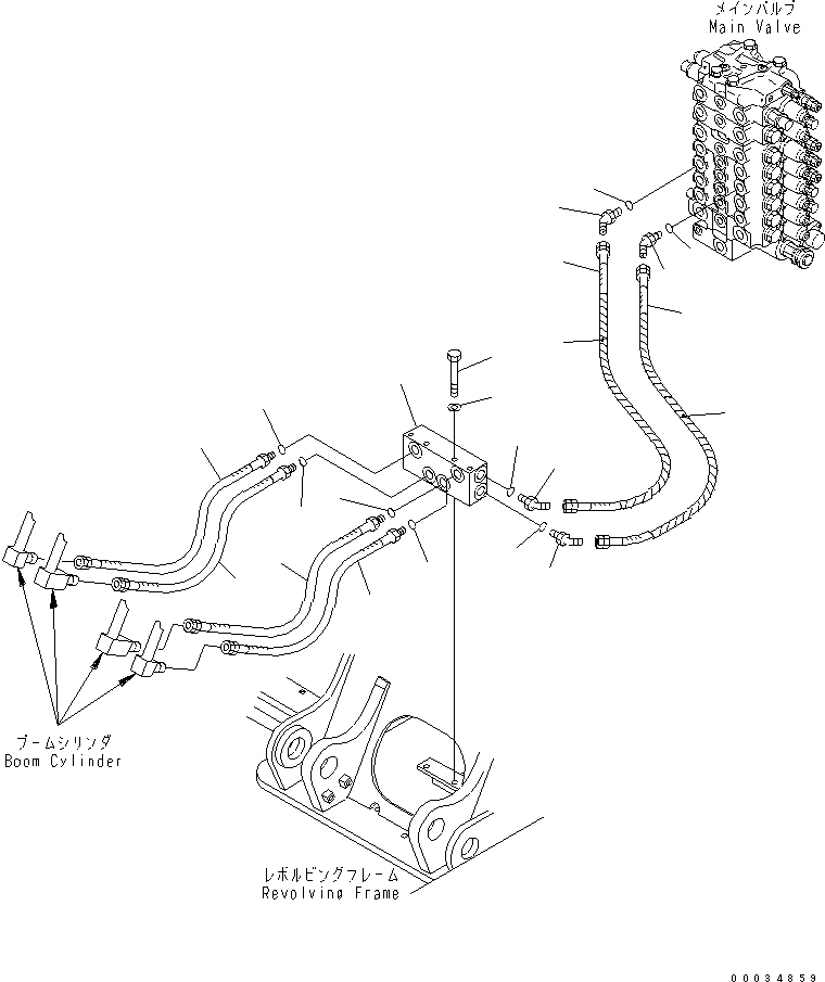 Шланг 07096-00513 KOMATSU