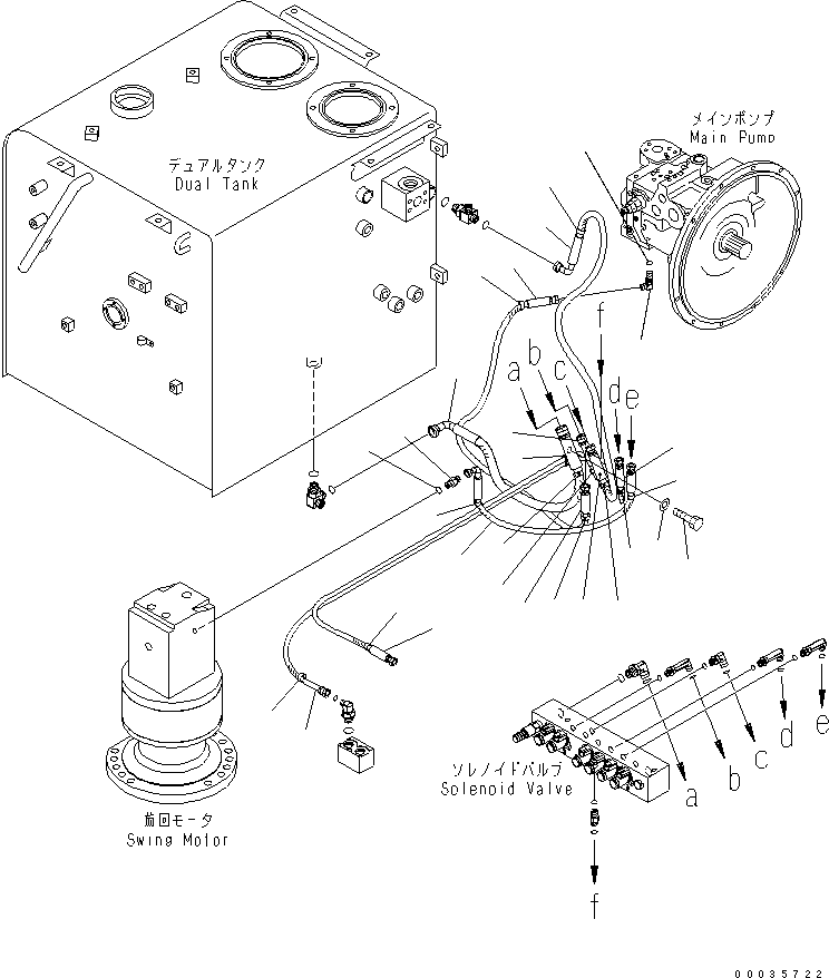 Шланг 02761-00407 KOMATSU