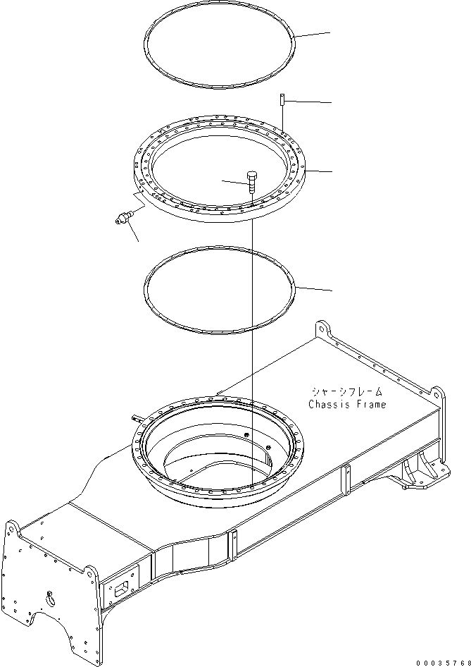 SWING CIRCLE ASS'Y 203-25-68100 KOMATSU