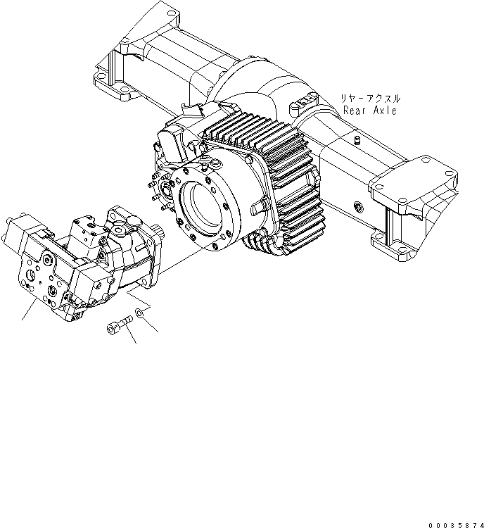 TRAVEL MOTOR,TRAVEL 20E-60-21110 KOMATSU
