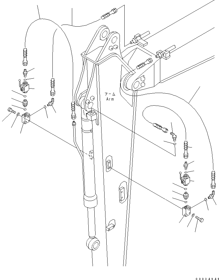 Шланг 07096-204A9 KOMATSU