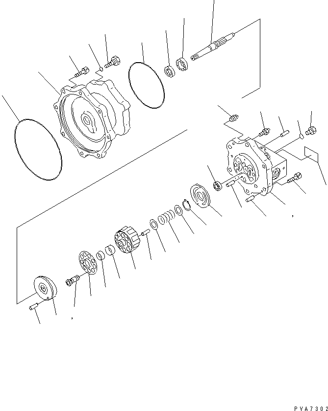 MOTOR ASS'Y,SWING (TZ504S000002-A) (202-966-4911) KOMATSU