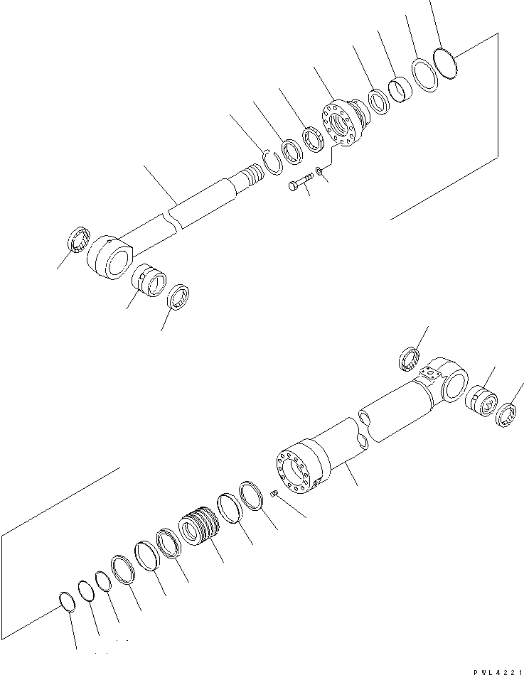 Цилиндр в сборе 20E-63-K2164 KOMATSU