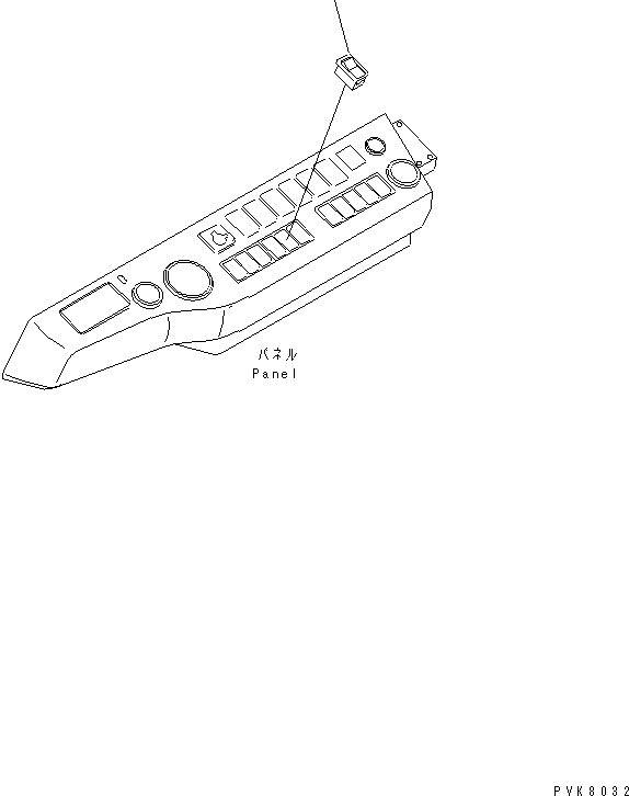 Выключатель 20G-06-K2181 KOMATSU