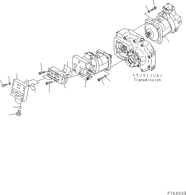 Болт 01253-41220 KOMATSU