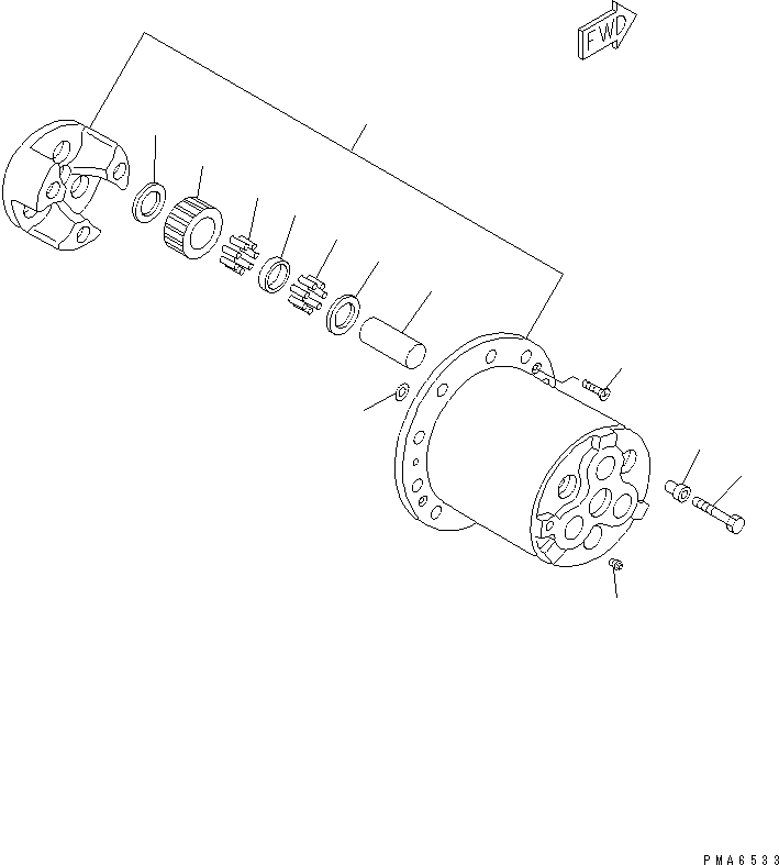 GEAR,PLANETARY 20E-23-K2260 KOMATSU