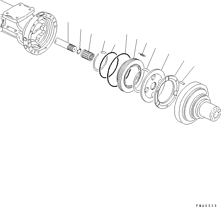 DISC,BRAKE 20E-22-K1340 KOMATSU