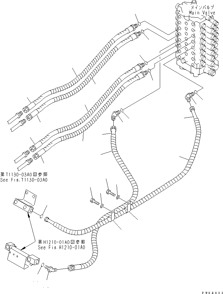 HOSE,BOOM 20E-62-K3121 KOMATSU